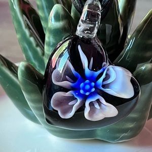 Glass Heart Necklace